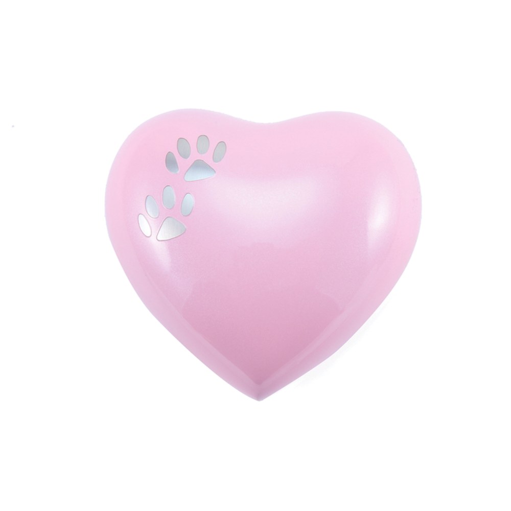 Arielle Heart Urn - Pearl Pink-image